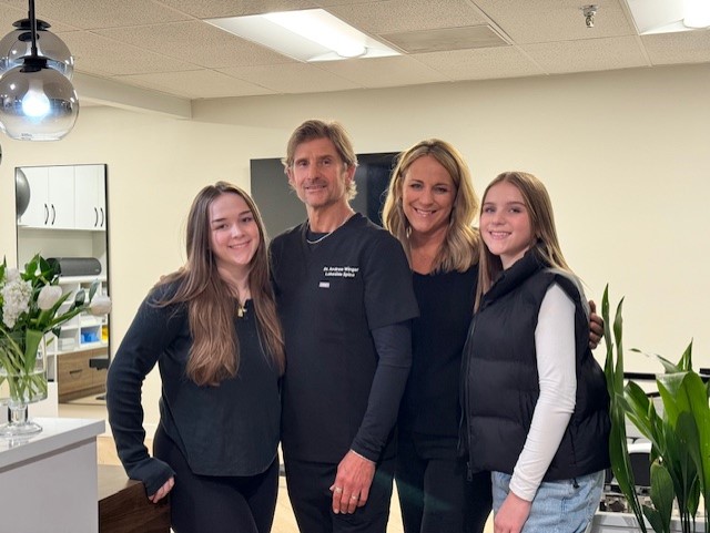 Dr. Andrew M. Winger, D.C. and family, Lakeside Spine and Wellness, Renton WA